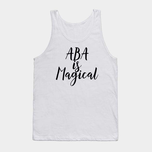 Applied Behavior Analysis Tank Top by EtheLabelCo